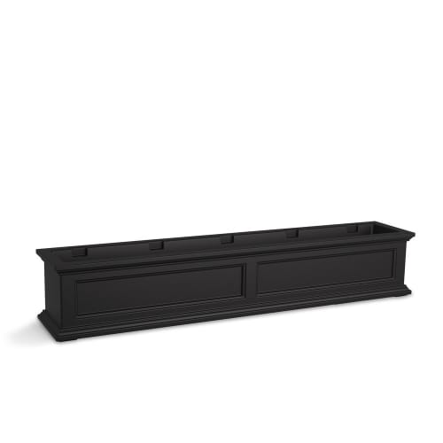 Mayne® Fairfield 5ft Window Box, 60" x 11" x 10.8", Black